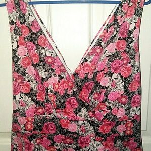 Torrid skull and rose top